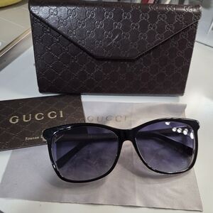 Gucci GG 3675/S Black emboss Gold